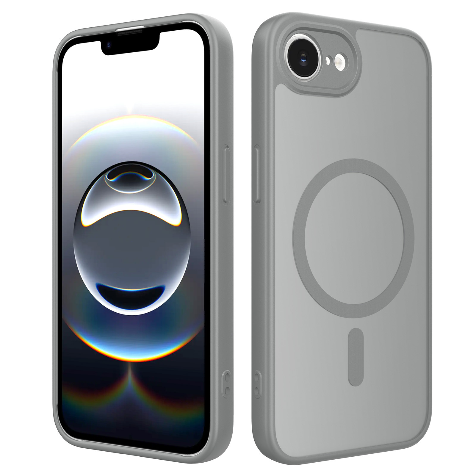 Funda para teléfono móvil iphone16promax con sensación de piel fina y succión magnética Apple 16E funda protectora dos en uno nuevo