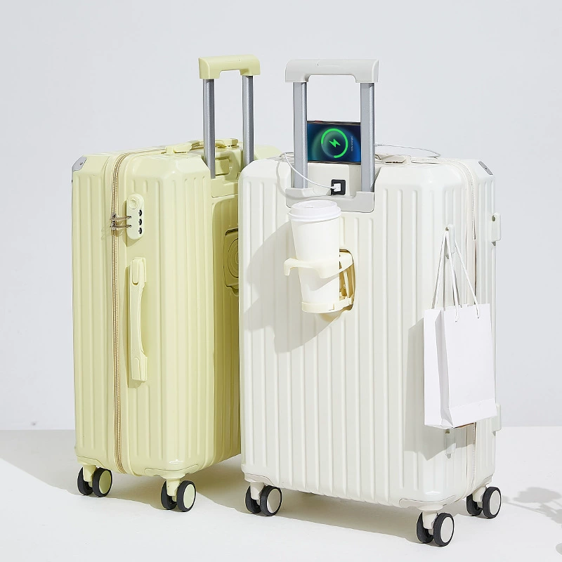 Universal suitcase on wheels, capacious bag