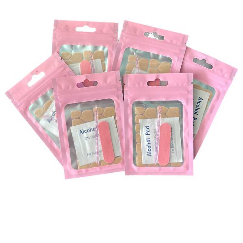 穿戴甲工具包成品套装配件牛皮纸果冻胶粉袋4件套5件套厂家批发|undefined