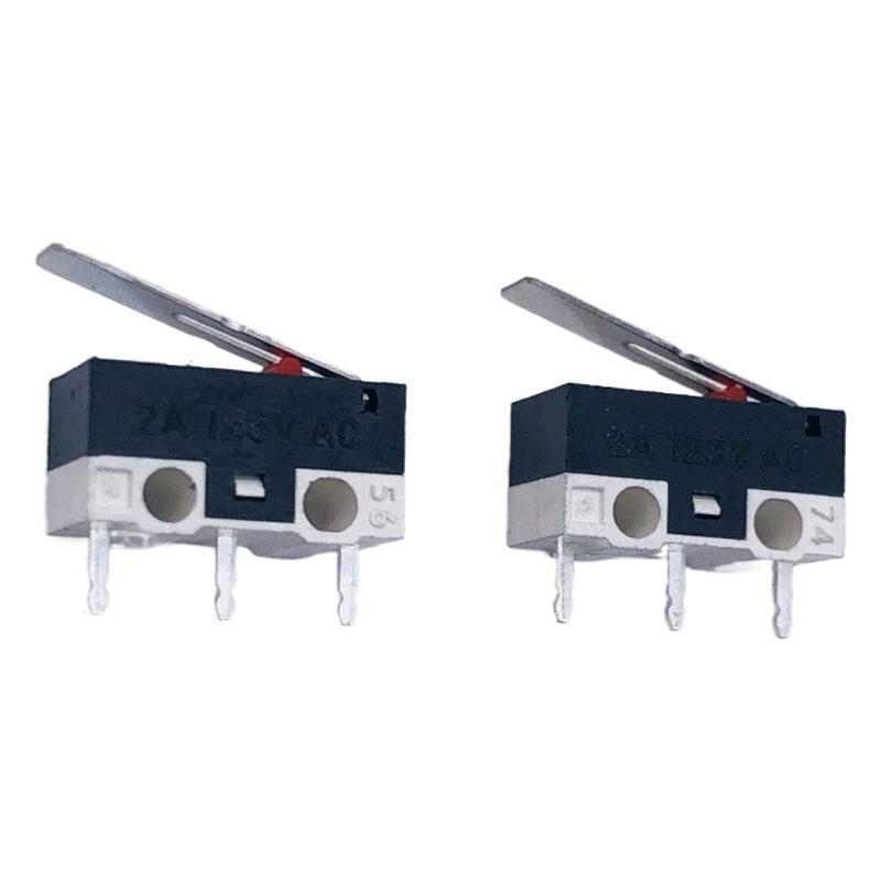 Мышь Микропереключатель Три ноги с прямой ручкой 13.5mm длиной 2A 125V микро ход Переключатель игрушка