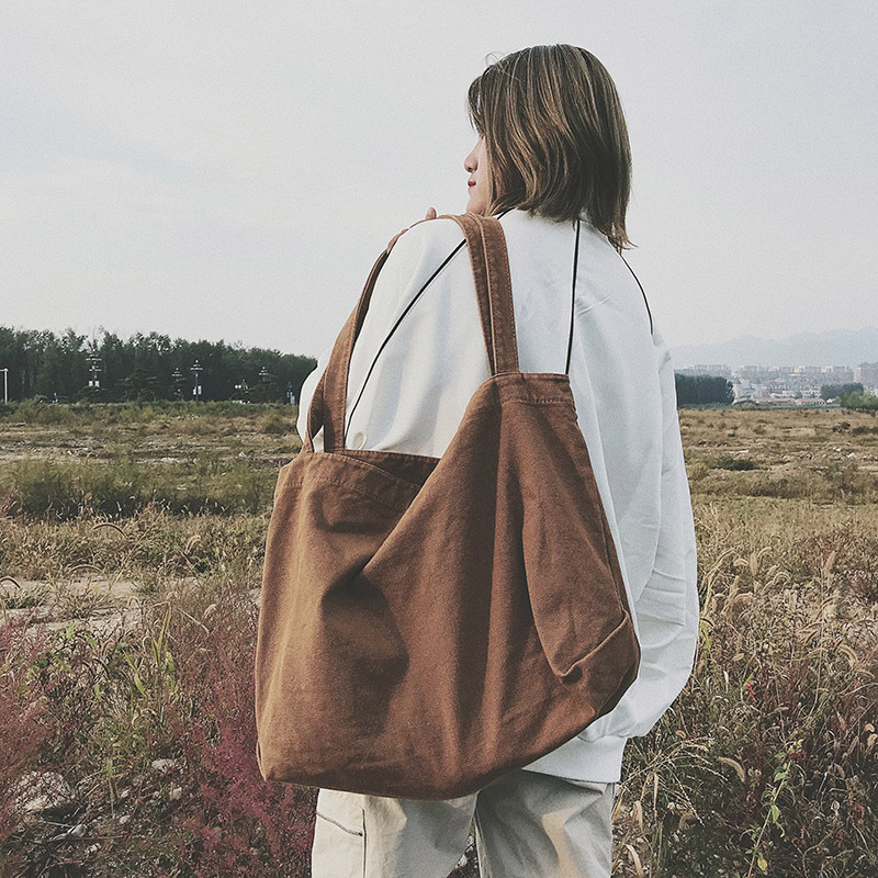 Can pass the German European standard canvas shoulder bag Can pass the German European standard canvas shoulder bag