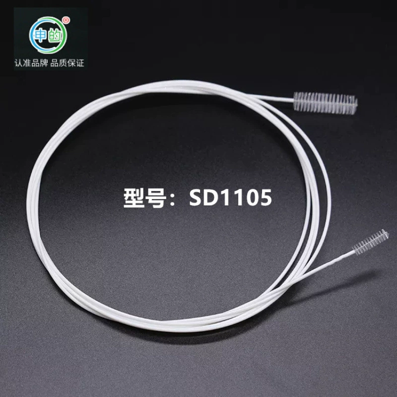 Одноразовые плоскогубцы для желудочно-кишечного эндоскопа, аксессуары для труб, щетка для чистки, щетка для всасывающей трубы, большая и маленькая головка, двойного назначения