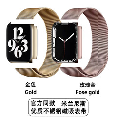 Apple iWatch Milanese Stainless Steel Metal Magnetic Strap Compatible