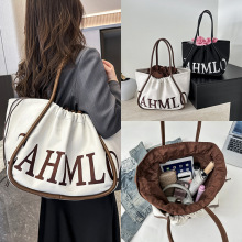 泰国时尚个性单肩女包2025春夏新款鹿皮绒腋下包百搭通勤手提包女