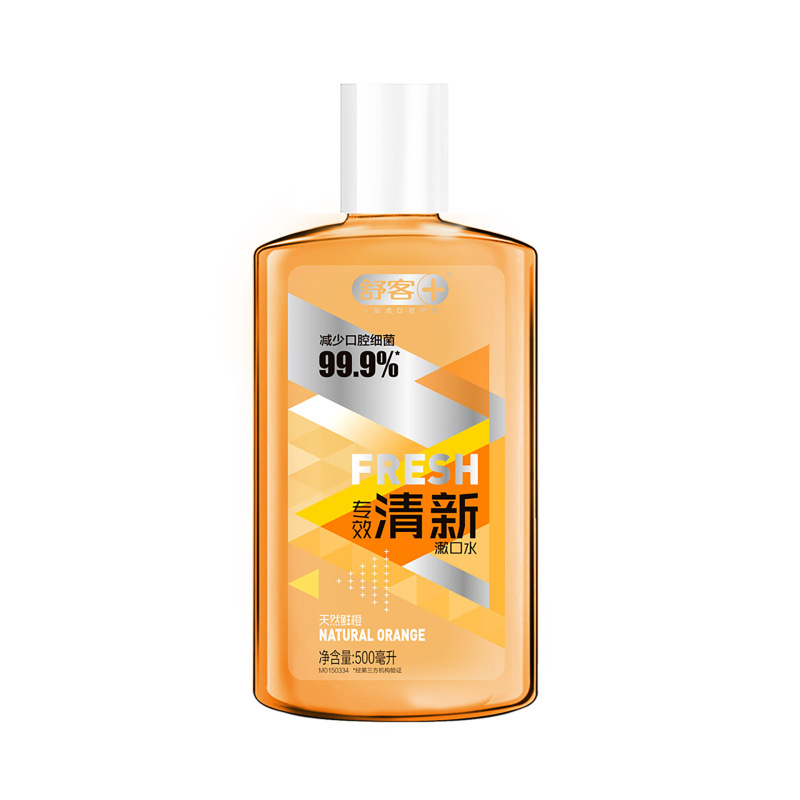 Shuke 正規品 フレッシュオレンジミント マウスウォッシュ 500ml 口臭爽やか 抗菌・防臭 50本 デンタルフロス 便利パック|undefined