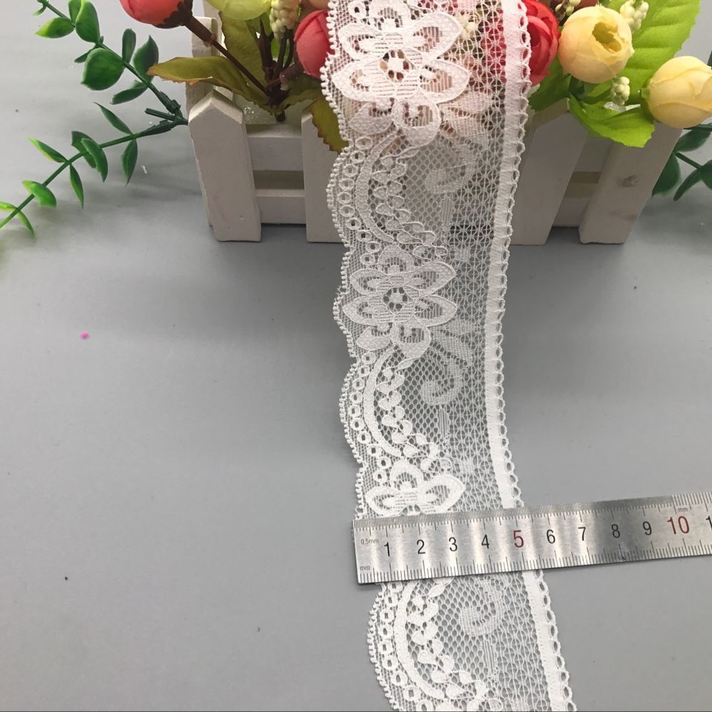 弹力花边锦纶花边氨纶花边现货供应花边5045#宽度5.5cm