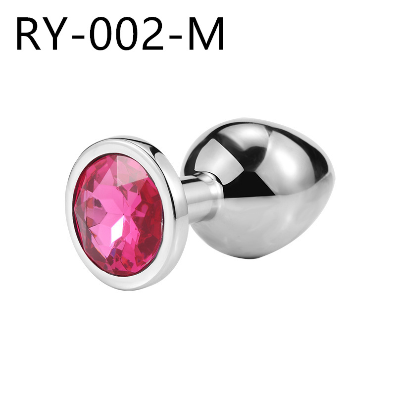 Volver corte metal anal plug adulto hombres y mujeres SM compartir masturbación clímax sexy anal plug adulto suministros pequeño mediano grande