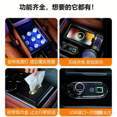 Modification of the Multi-Functional Central Storage: Armrest box