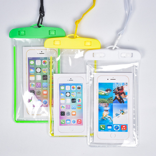 Mobile phone waterproof bag protective cover wholesale mobile phone case touch screen special waterproof case diving cover swimming outdoor luminous