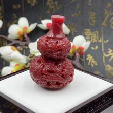 精致雕刻龙涎香盘龙葫芦把把壶核桃手把件持久留香挂饰爆款货厂家