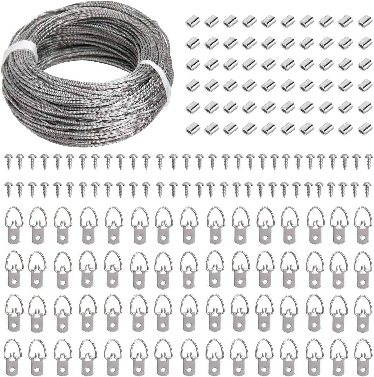 3 м 10 20 30 м оцинкованная небольшая проволока висит роспись металлической проволоки катушка фоторамка подвесная проволока из нержавеющей стали трос