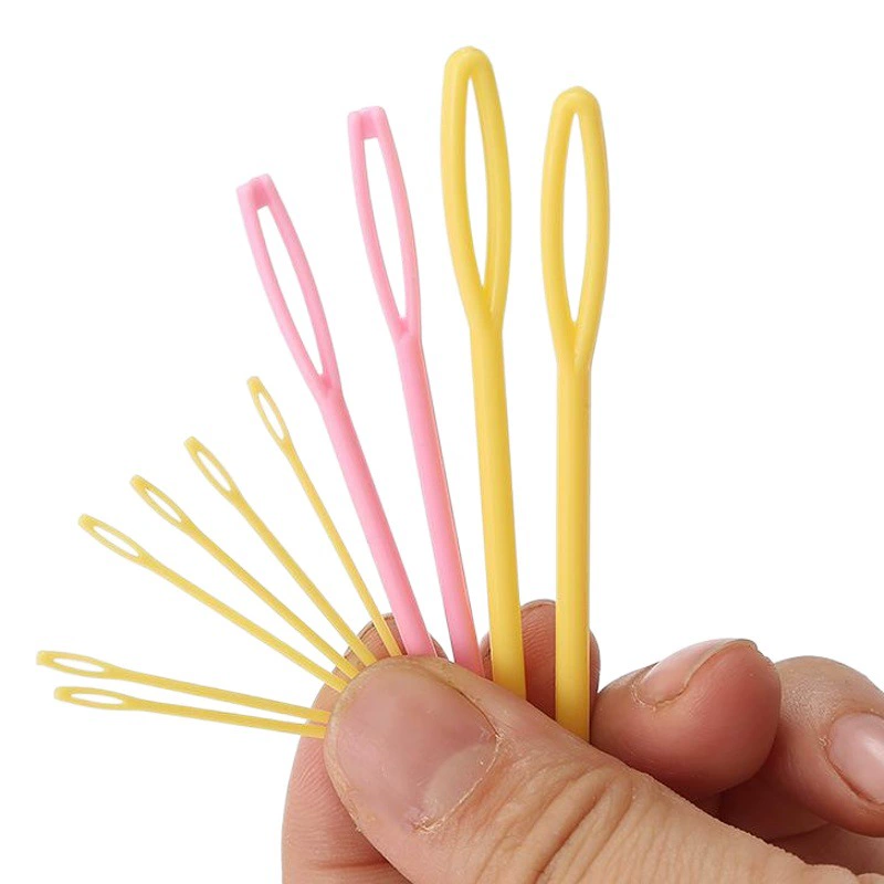 Пластиковые иглы для свитера, пластиковые иглы для ручного шитья, пластиковые иглы для шерсти, пластиковые иглы оптом, очень тонкие 4 см