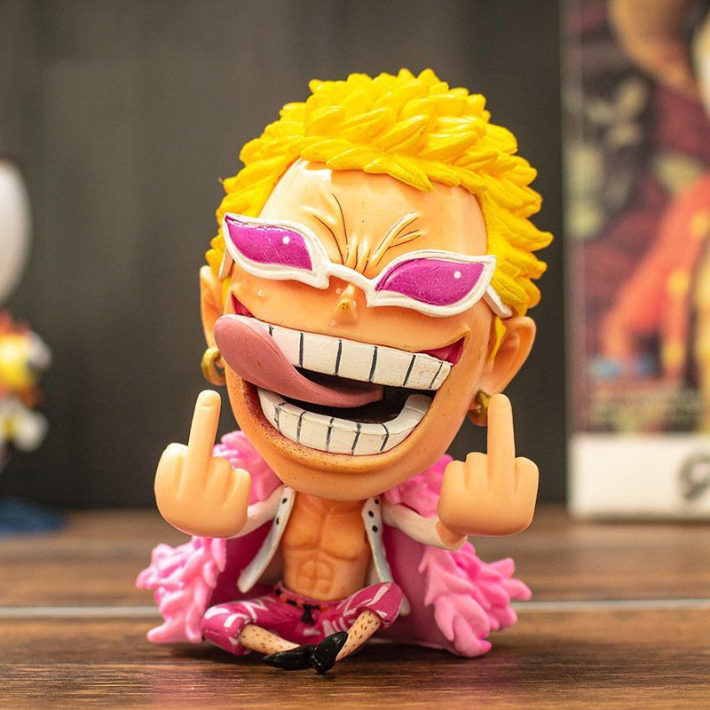 Animación hecha a mano de un conjunto completo de Luffy Sauron, la gran emperatriz Jobais muñeca muñeca hecha a mano adornos