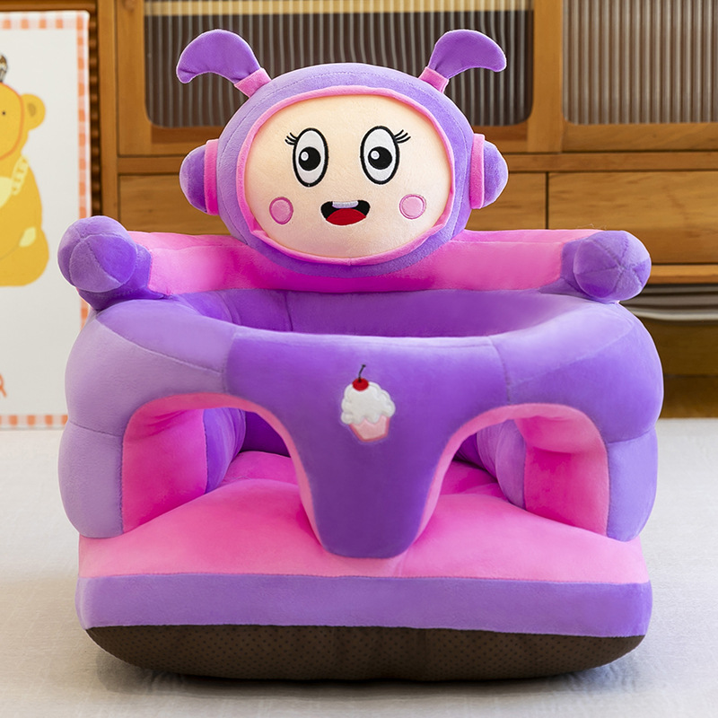 Nuevo asiento para bebés anti-caída creativo robot de dibujos animados para aumentar el sofá de bebé 4 a diciembre asiento de estudio