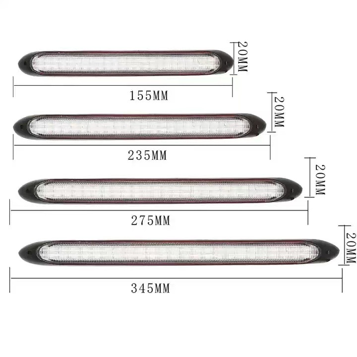 Start scanning new LED car daytime running lights two-color streamer turn signal modified high-brightness LED daytime running lights