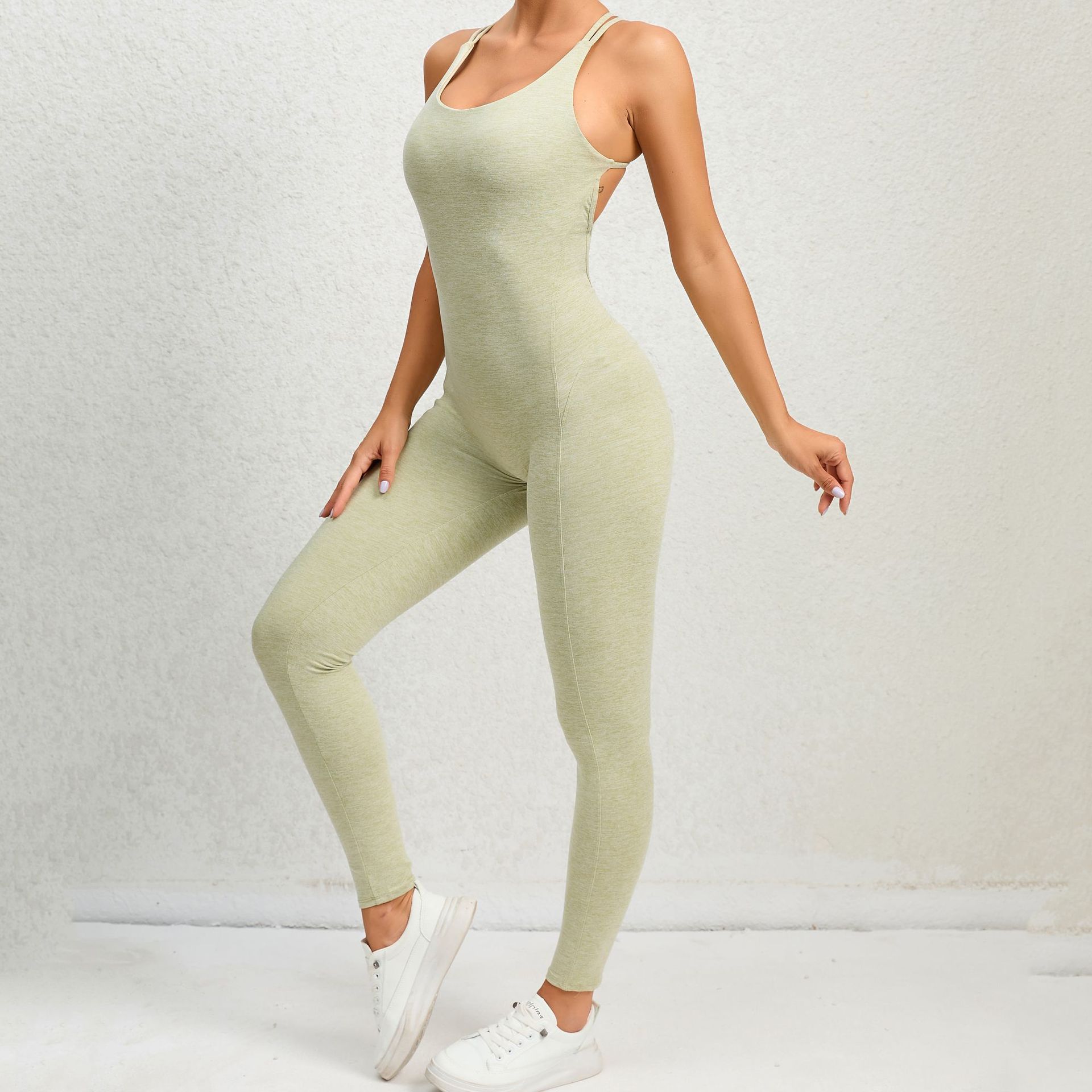 Simple Style Solid Color Nylon Cotton Blend Tracksuit Skinny Pants Sweatpants display picture 12