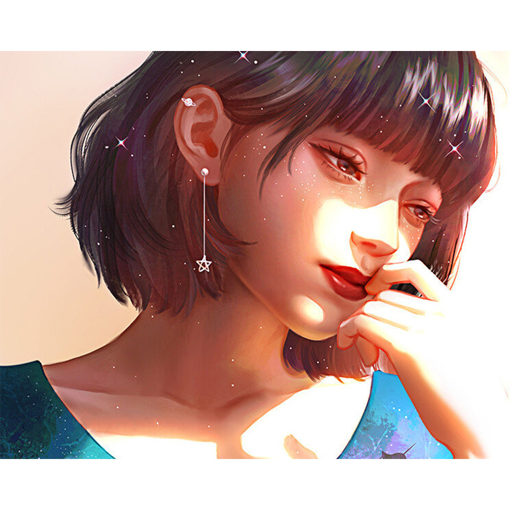 Abstract Animal and Plant DIY Digital Oil Painting Wholesale Scandinavian Style Cross-Border Dropshipping Amazon South Korea Southeast Asia