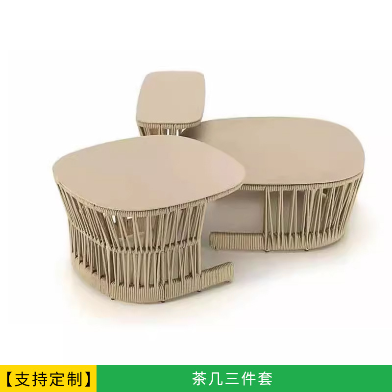 Mesa de centro de tres piezas