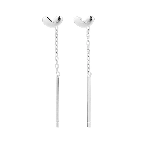 Platinum earrings
