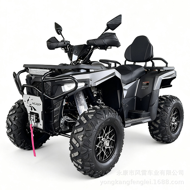 Cuatrimoto ATV Todo Terreno 400cc 4x4 de Hierro y Plástico con Transmisión por Eje image 6