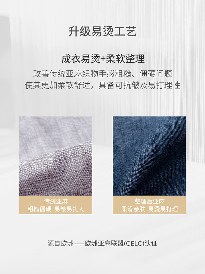 Áo sơ mi nam dài tay cổ đứng 100% vải lanh chống nhăn dáng rộng — Áo dài tay màu hạt dẻ - cổ đứng 13, Áo dài tay màu trắng - cổ đứng 01, Áo dài tay màu xanh tím than - cổ đứng 08