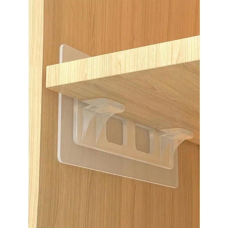 2026 G2617 Cross-Border Export New One-Piece Drop Shipping Wardrobe Hook Bracket Heavy-Duty Adhesive