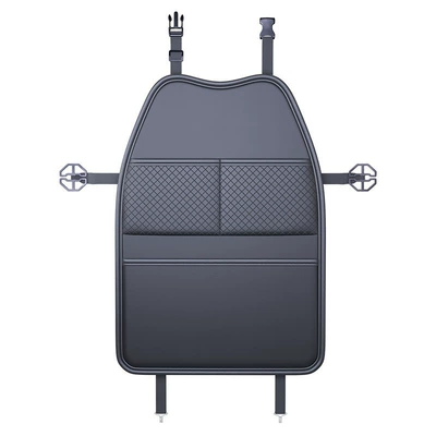 Multifunctional Tissue Box Storage Net Chair back anti-kick pad - 3143-diamond-anti-kick-pad