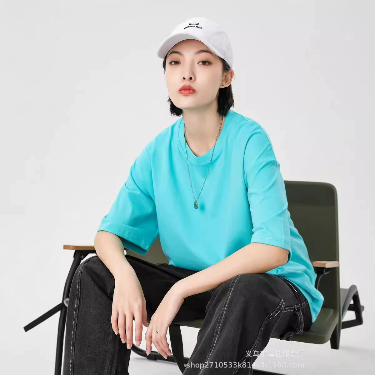 Рекламная рубашка Футболка летняя рабочая одежда с круглым вырезом корпоративная одежда для групповых мероприятий культурная рубашка классная униформа с принтом логотипа