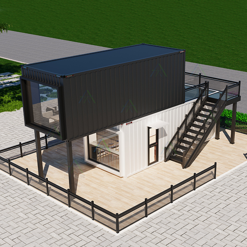 Tienda de contenedores de celebridades de Internet, casa de familia móvil, área escénica al aire libre, cafetería, tienda de té con leche, sala de contenedores