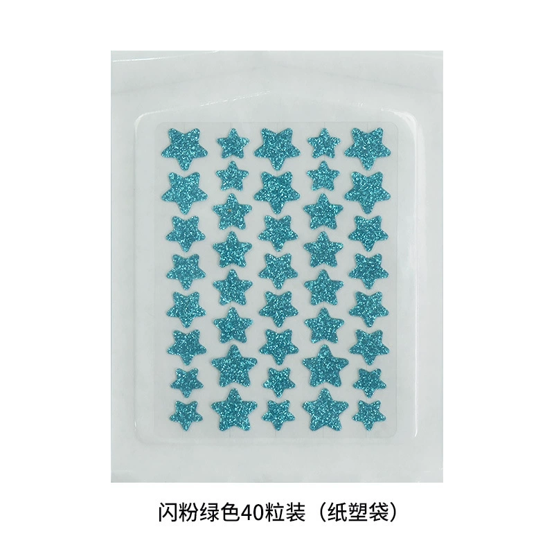 Acne Patch Hydrocolloid Star Stickers, Glitter & Tea-Tree Options, 8–48 pcs