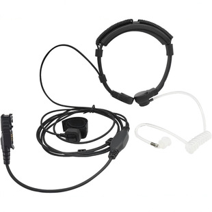 P6600i intercom laryngeal control headset finger PTT air guide ear wire XPR bone conduction