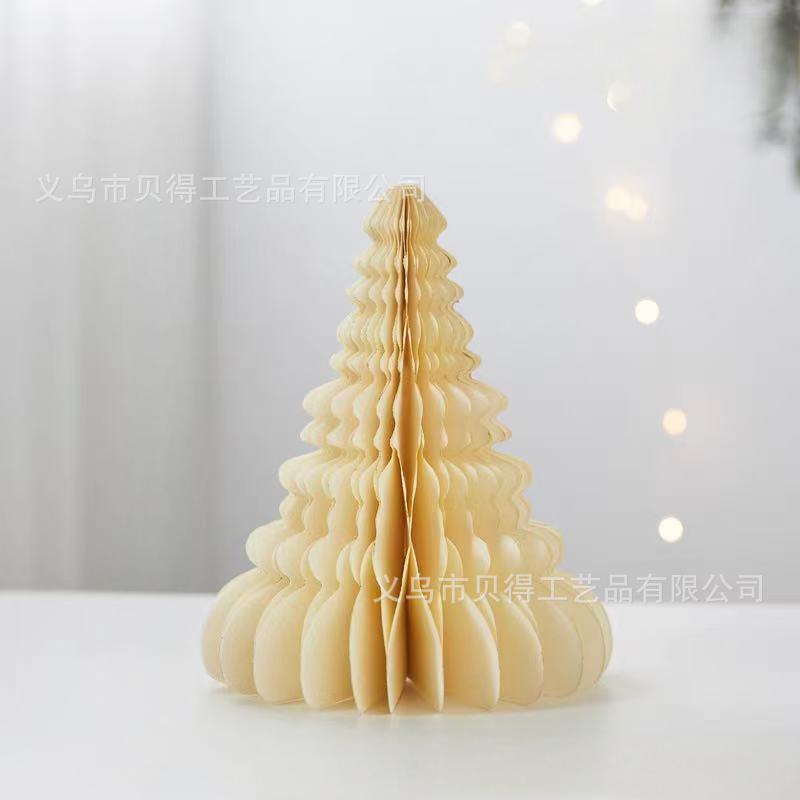 Decoraciones de Navidad, adornos de árbol de Navidad, colgantes de Navidad plegables, adornos de árbol de Navidad, árbol de mesa, árbol de Navidad