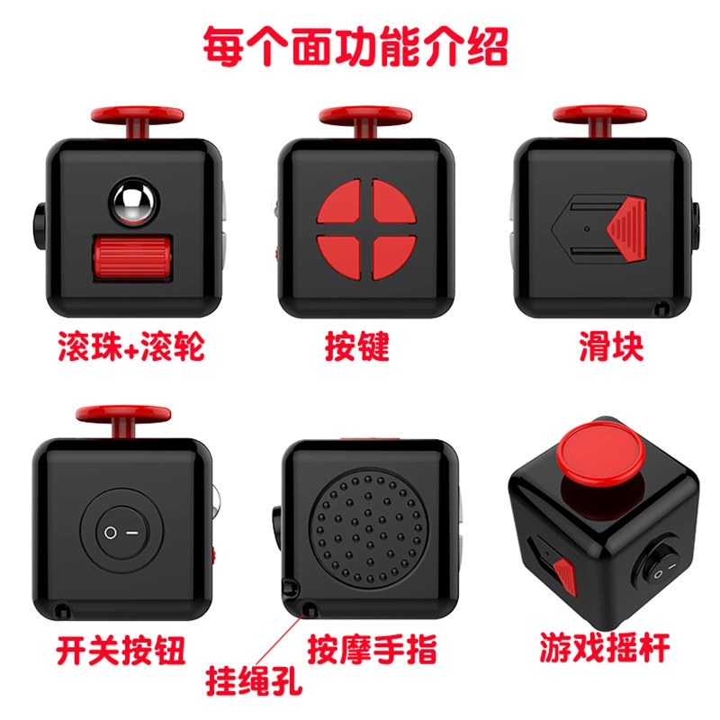 Rubik's cube, toy, handle, anti-stress, new collection