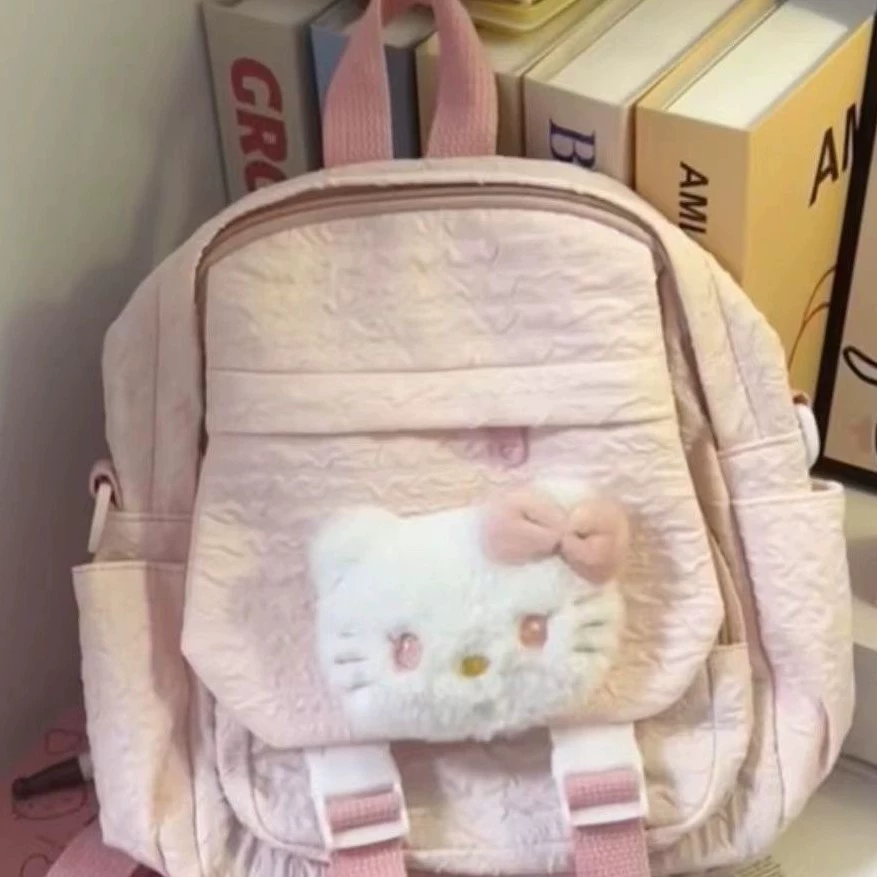 Hello Kitty, школьный рюкзак, рюкзак, милый через плечо сумка