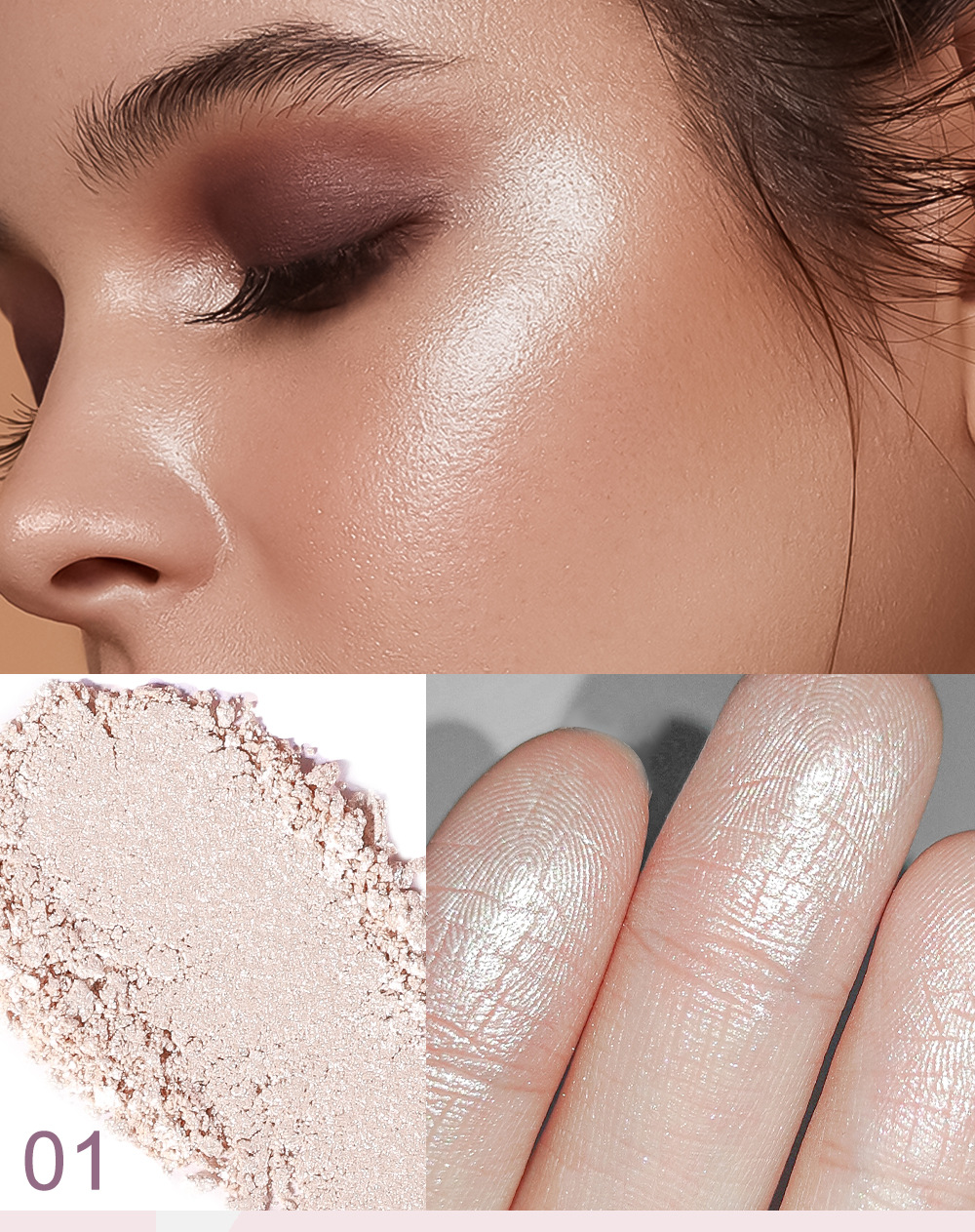 YOUNG VISION baking powder, polarizing and highlighter powder, setting and contouring powder compacts, contour and three-dimensional nose shadows undefined