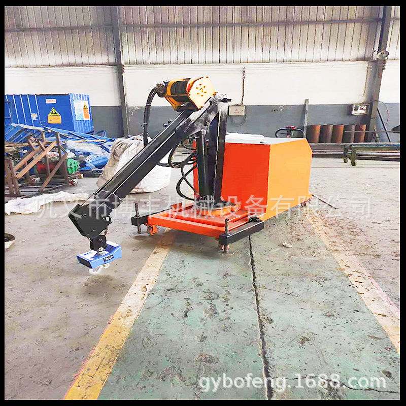 Removable Counterweight Crane small-scale crane mould Loading and unloading trucks Mobile Electric Single arm crane