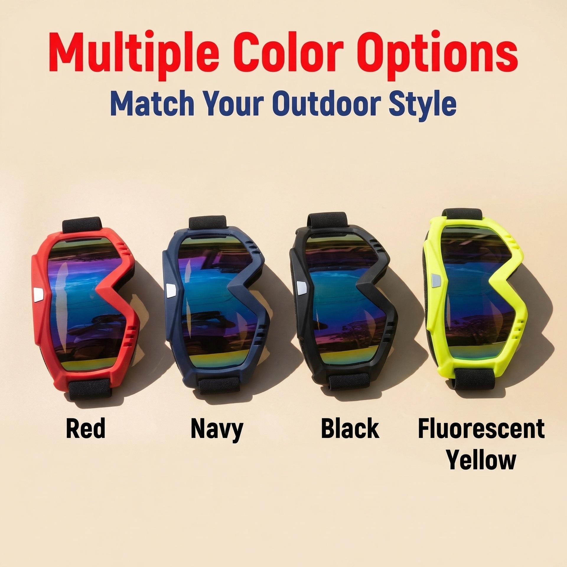 Harley retro face mask goggles, off-road tactical CS goggles, outdoor anti-fog, impact-resistant, windproof ski goggles.