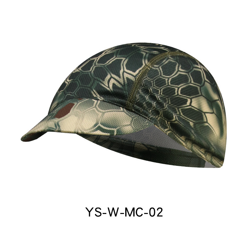 Cubierta de tapa de equitación transfronteriza Tapa de protección solar transpirable gorra deportiva poliéster absorbente de sudor sombrero para el sol cubierta de la bicicleta tapa del pañuelo