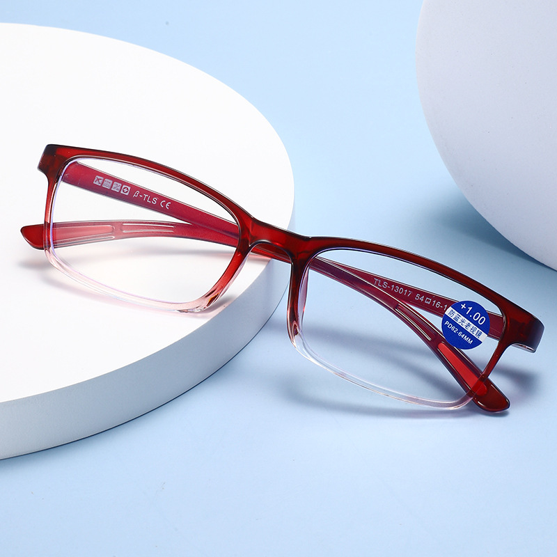 Anti-Blue Light Fashionable High-Quality Women's High-Definition Reading Glasses with High Elasticity and No Pressure on the Face