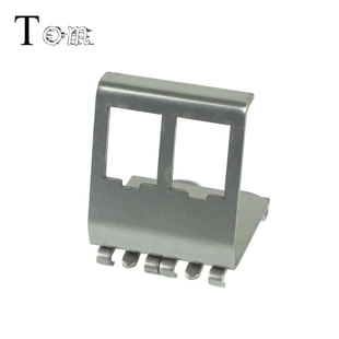 New Arrival DIN Double Port Shielded Rail Block Metal Rail Box Rail Module Bracket Rail Fixing