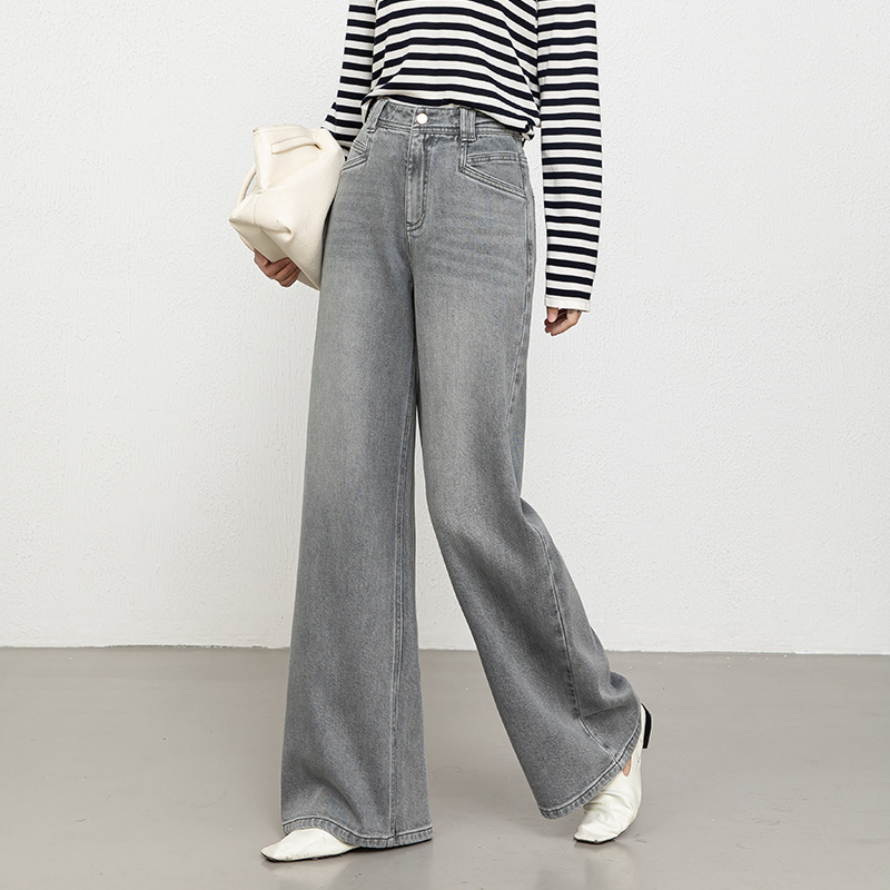 If the 2026 Autumn New Style Casual High-Waisted Denim Wide-Leg Pants for Women Are Loose and Drapey with Embroidery, Straight-Leg Floor-Length Pants 8209 If the 2026 Autumn New Style Casual High-Waisted Denim Wide-Leg Pants for Women Are Loose and Drapey with Embroidery, Straight-Leg Floor-Length Pants 8209