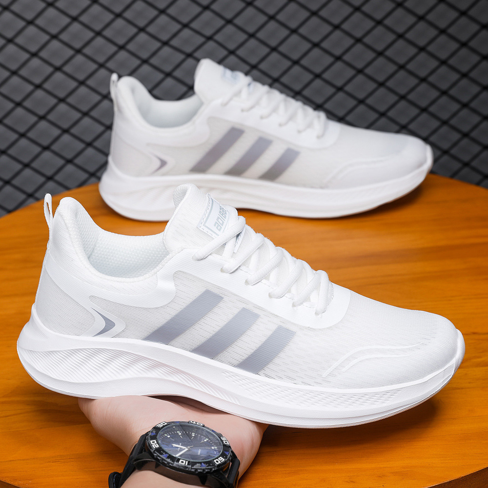 Primavera de nuevos zapatos deportivos para parejas delgados y transpirables, zapatos de correr casuales de suela suave, zapatos cómodos y resistentes al desgaste