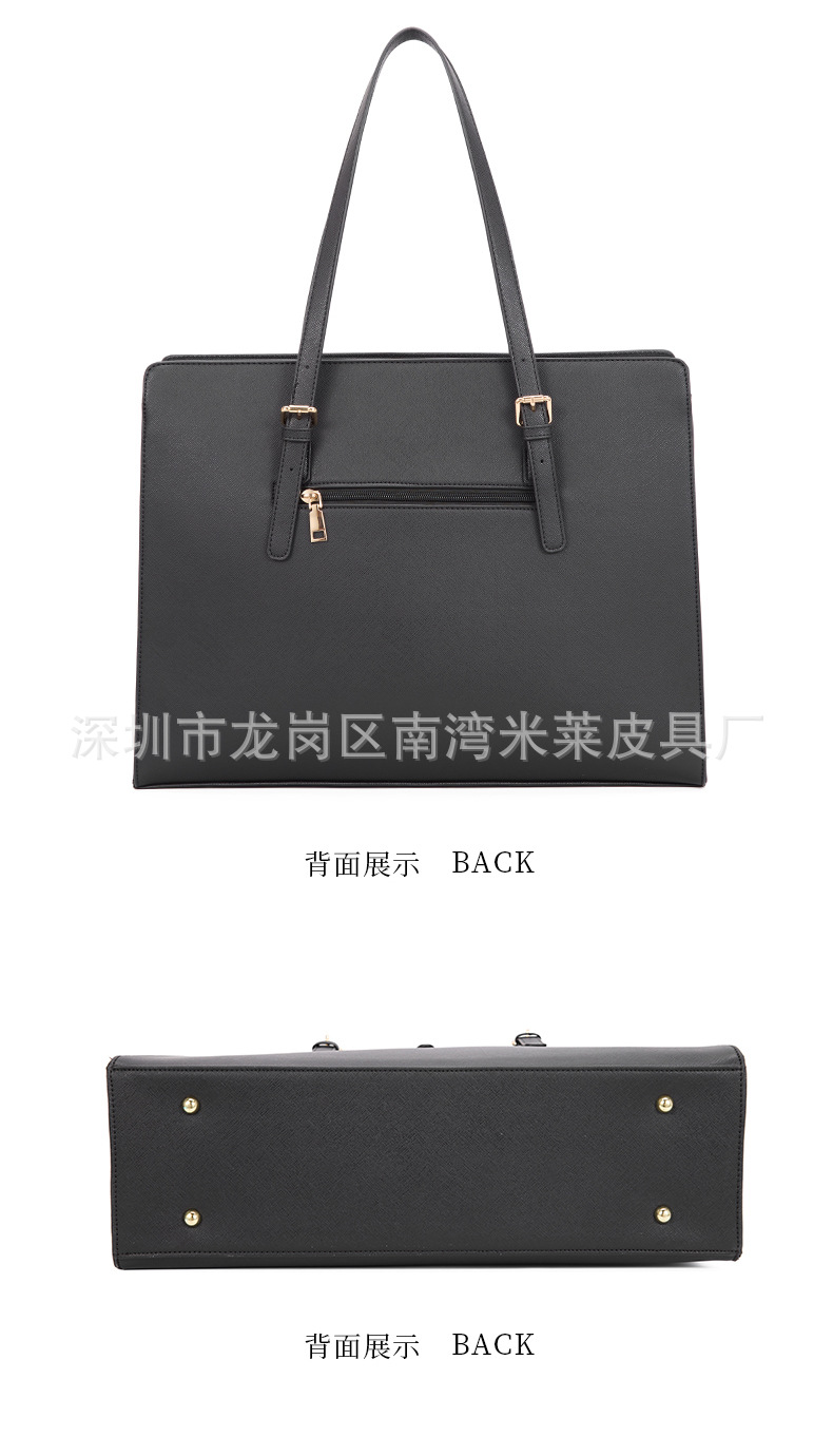Lagerbestand Damen-Handtasche für 15,6 Zoll Notebook Einschulter Schrägtasche großer Beutel Business Pendler Guangzhou Großhandel
