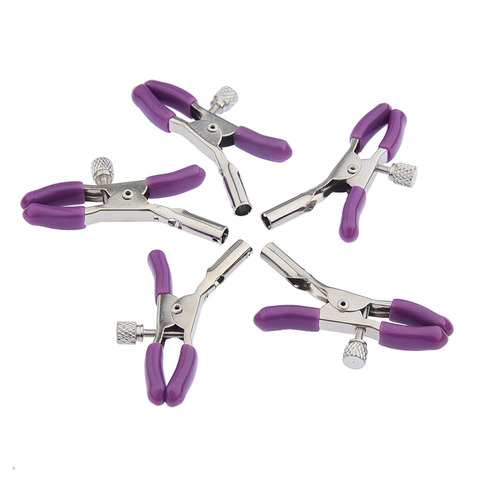 Adult products silicone leather metal erotic nipple clamps women's bra clips vaginal clamps regular clamps accessories manufacturer direct supply