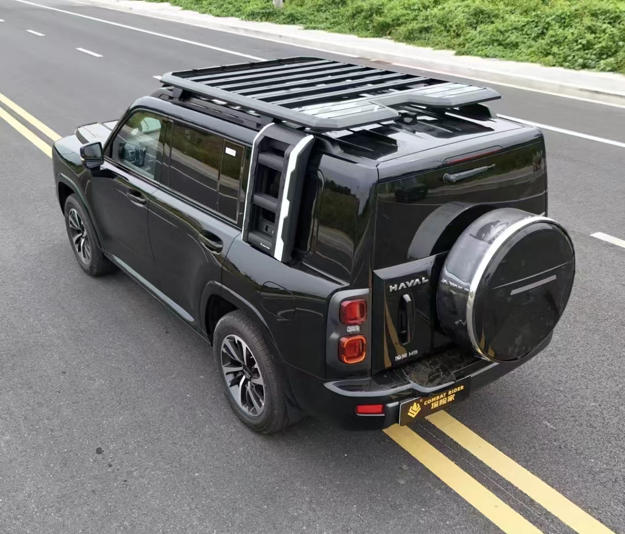 Harvard H9 roof rack ladder schoolbag side account off-road modified roof platform outdoor storage rack travel rack