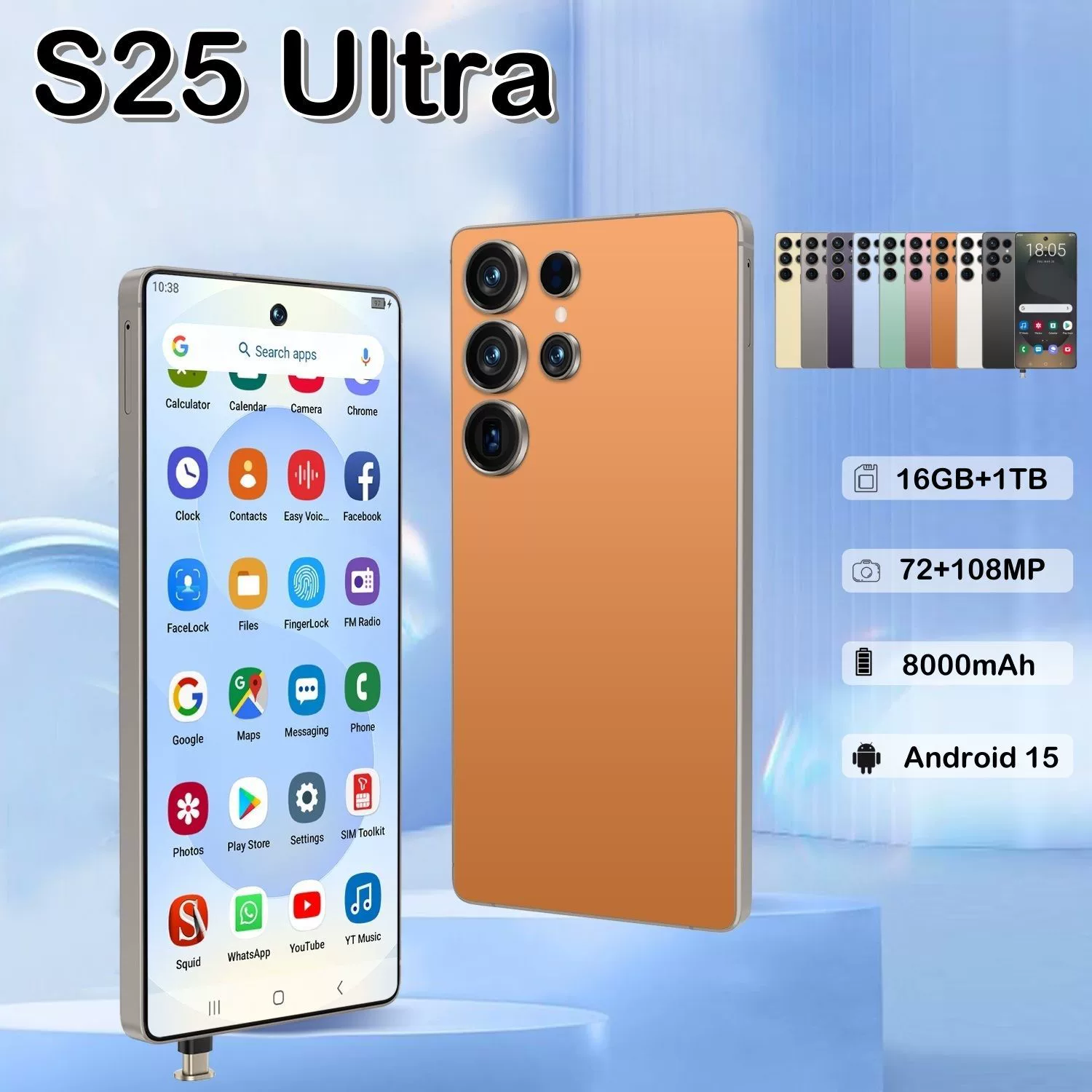 Cugo Kugo Mobile S25 Ultra 24-мегапиксельный 4+64 ГБ, 4G-сеть, эксклюзивная модель
