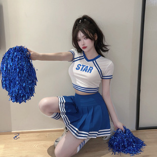 Women's Team Cheerleading Professional Cheerleading Costume Aerobics Dance Student Games Performance Costume