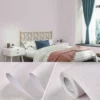 [Thick linen pattern] Light pink - 60cm wide x 1 meter long
