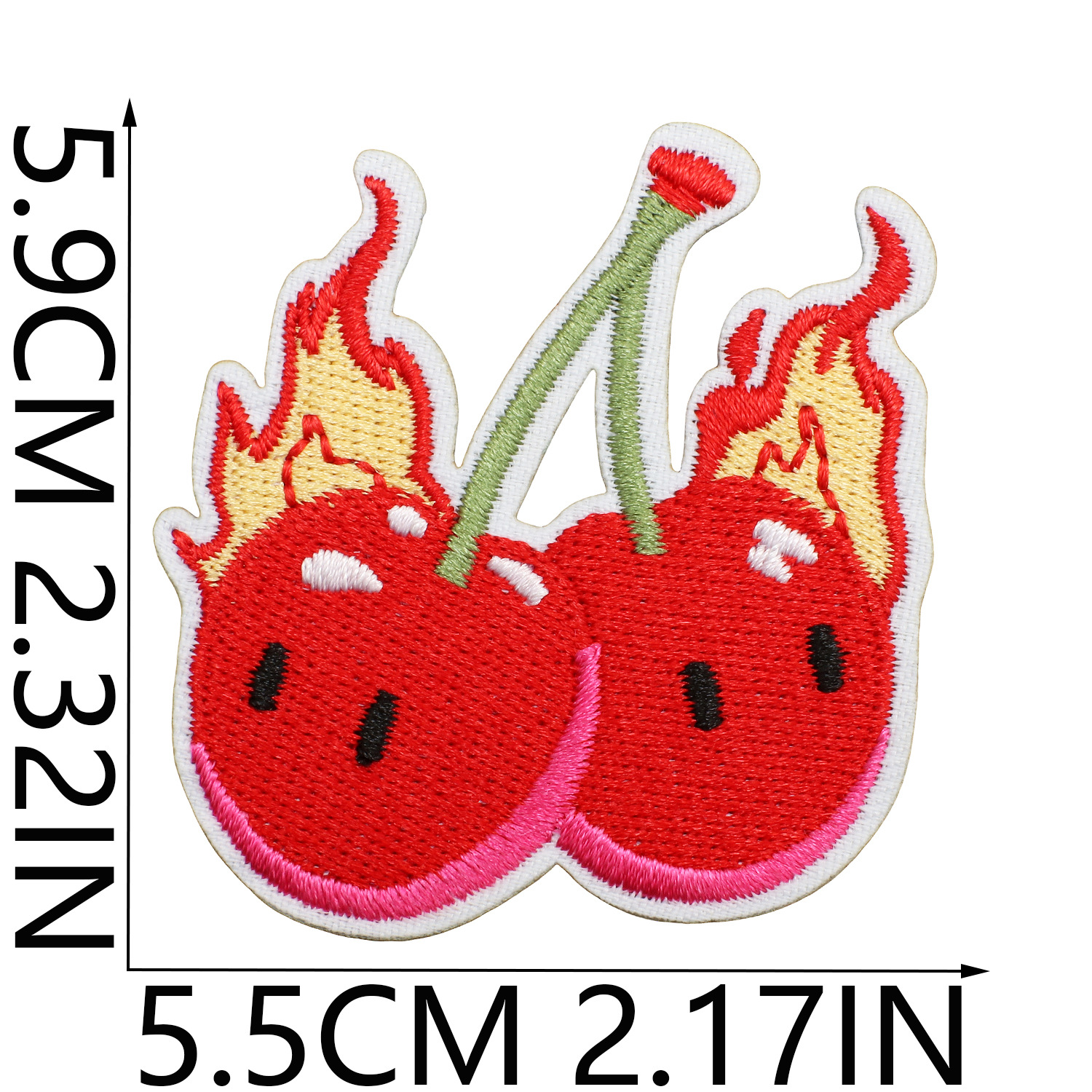 3g Weight Clothing Sticker Patches Classification 1 Piece Quantity Dacron thread Material Cherry Pattern Casual, Elegant, Lady Style Embroidery Craft 1 Piece Casual Elegant Lady Cherry Dacron Thread Clothing Sticker Patches 10