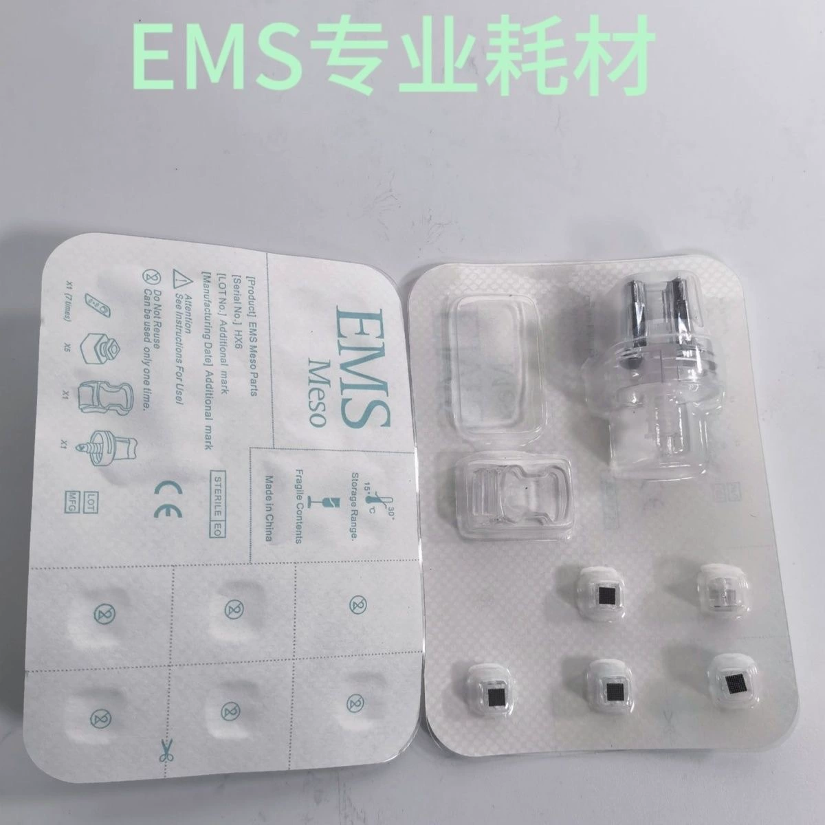 EMS безигольные водяные световые инструменты ручки иглы для расходных материалов монокристаллические кремниевые микрокристаллические ванадий-титановые нанокристаллические фитинги